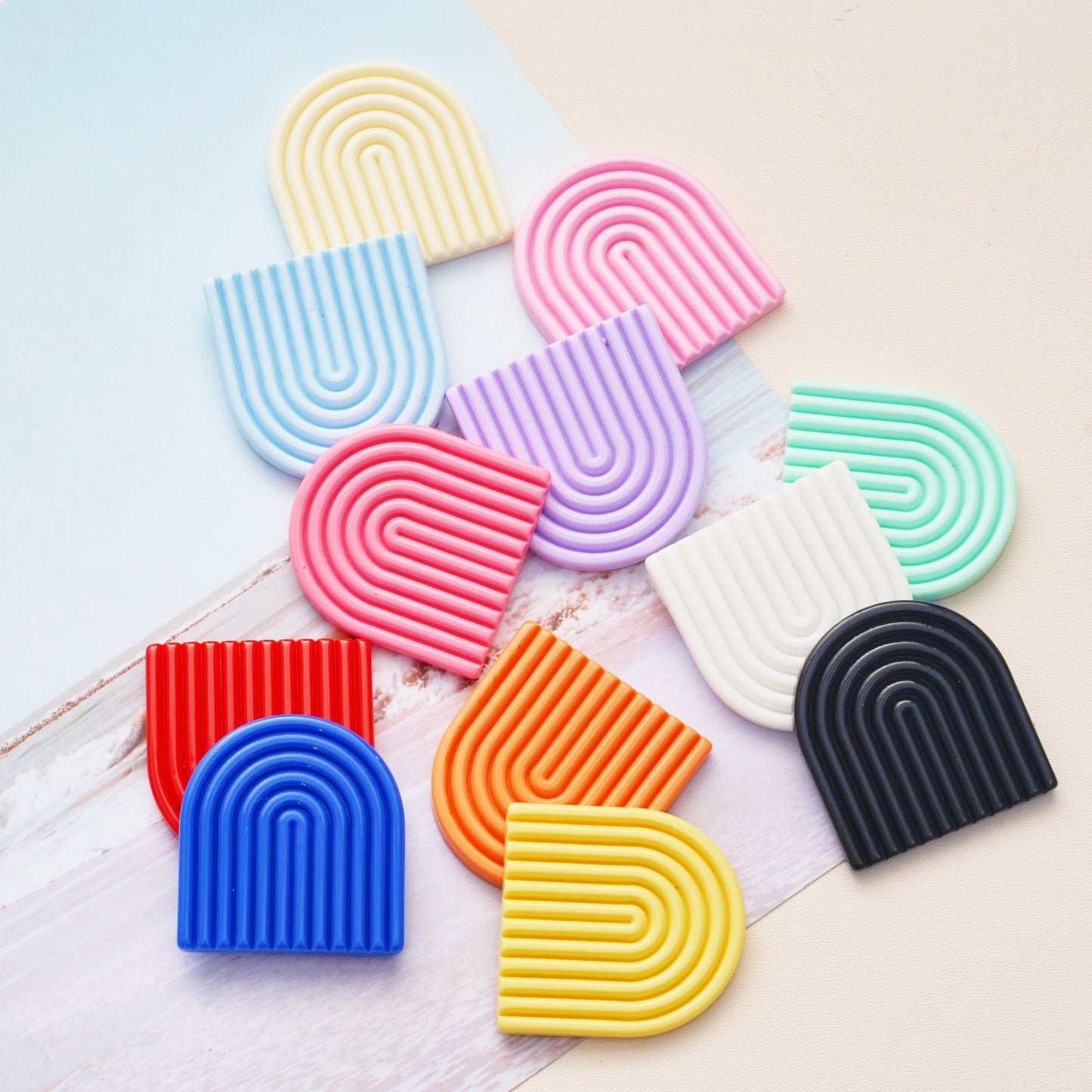 #B01 Solid Color Door-shaped Board Multiple Colors Mix