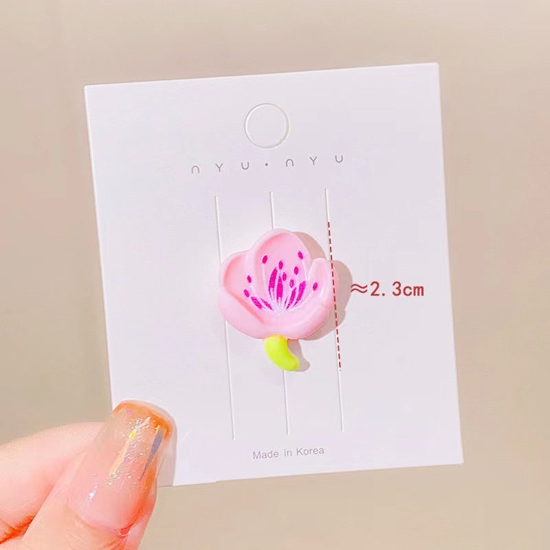 #F005 Peach Blossom Resin Components