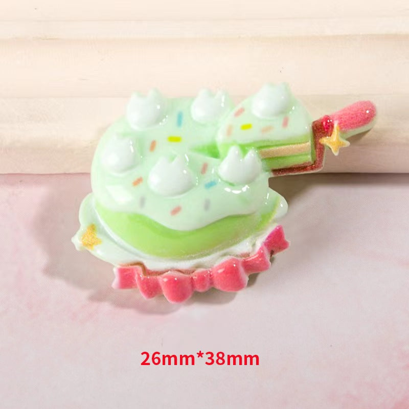 #A001 Cat Cake Charm