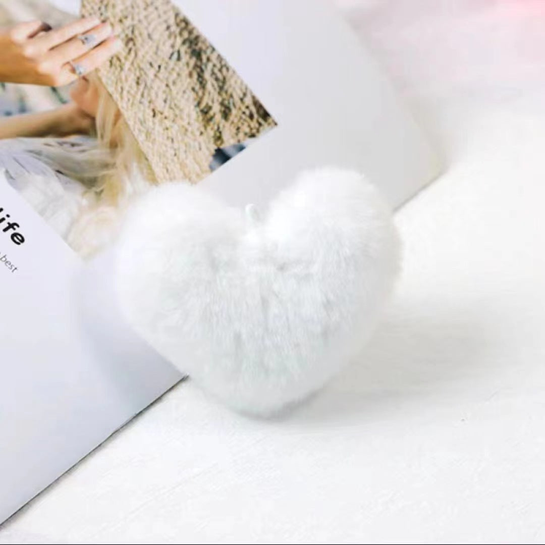 Heart pompom