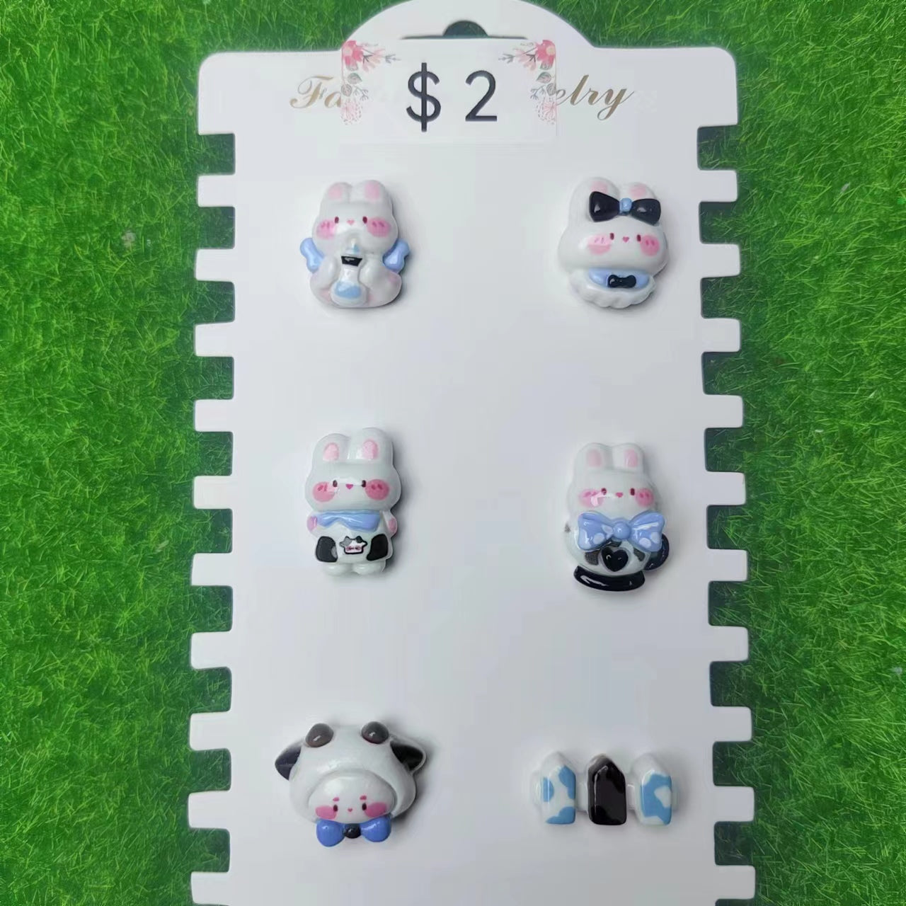 #A008 Bunny and Fence Set