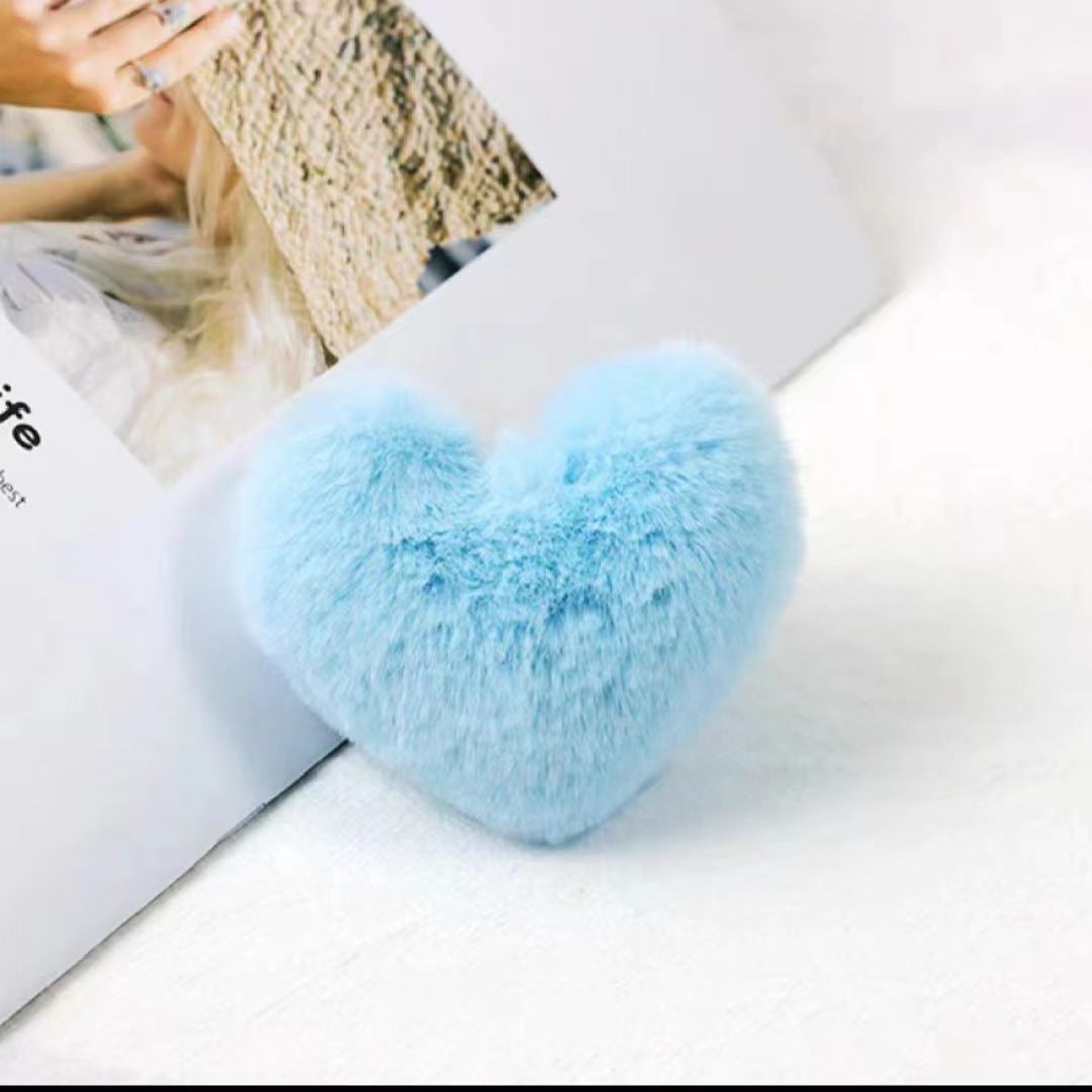 Heart pompom