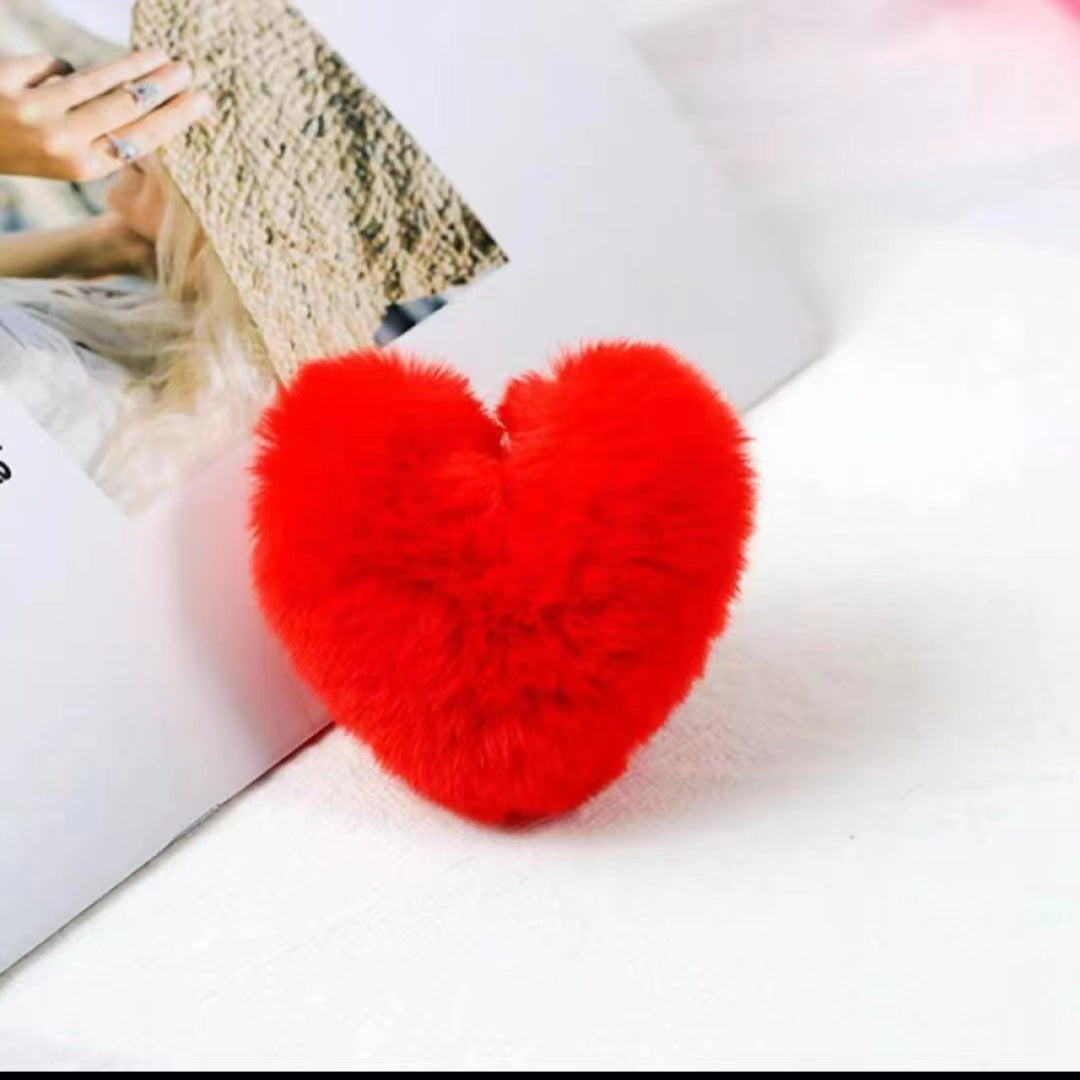 Heart pompom