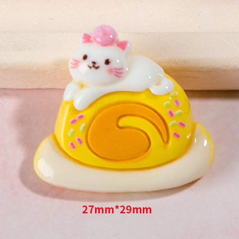 #A001 Cat Cake Charm