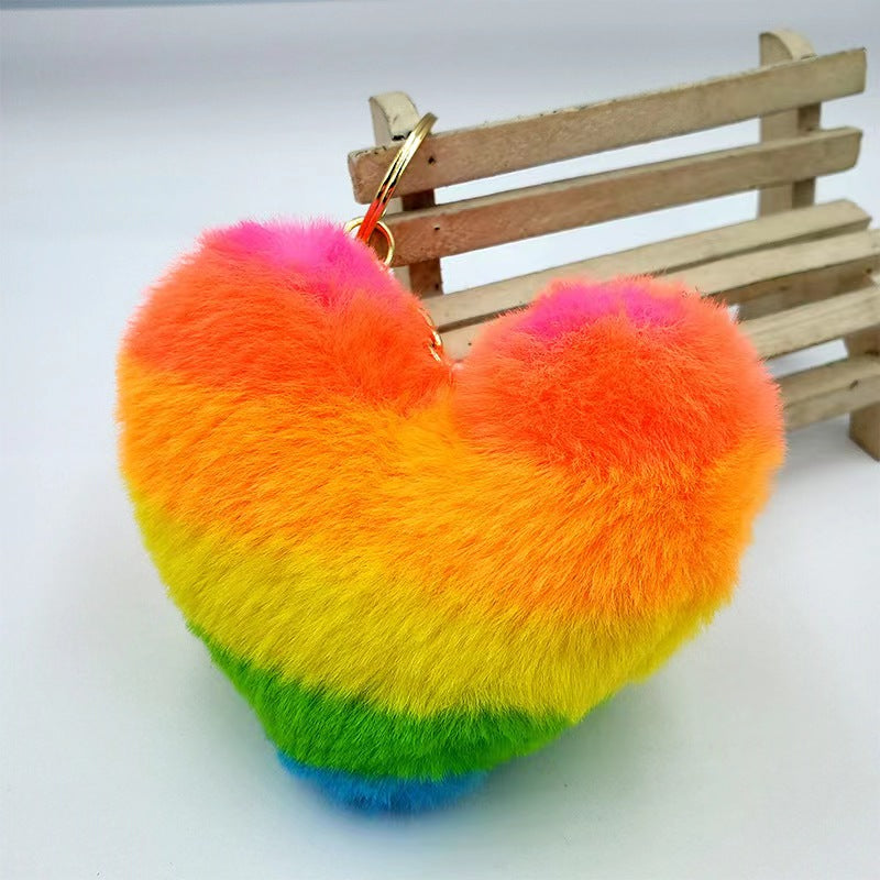 Heart pompom