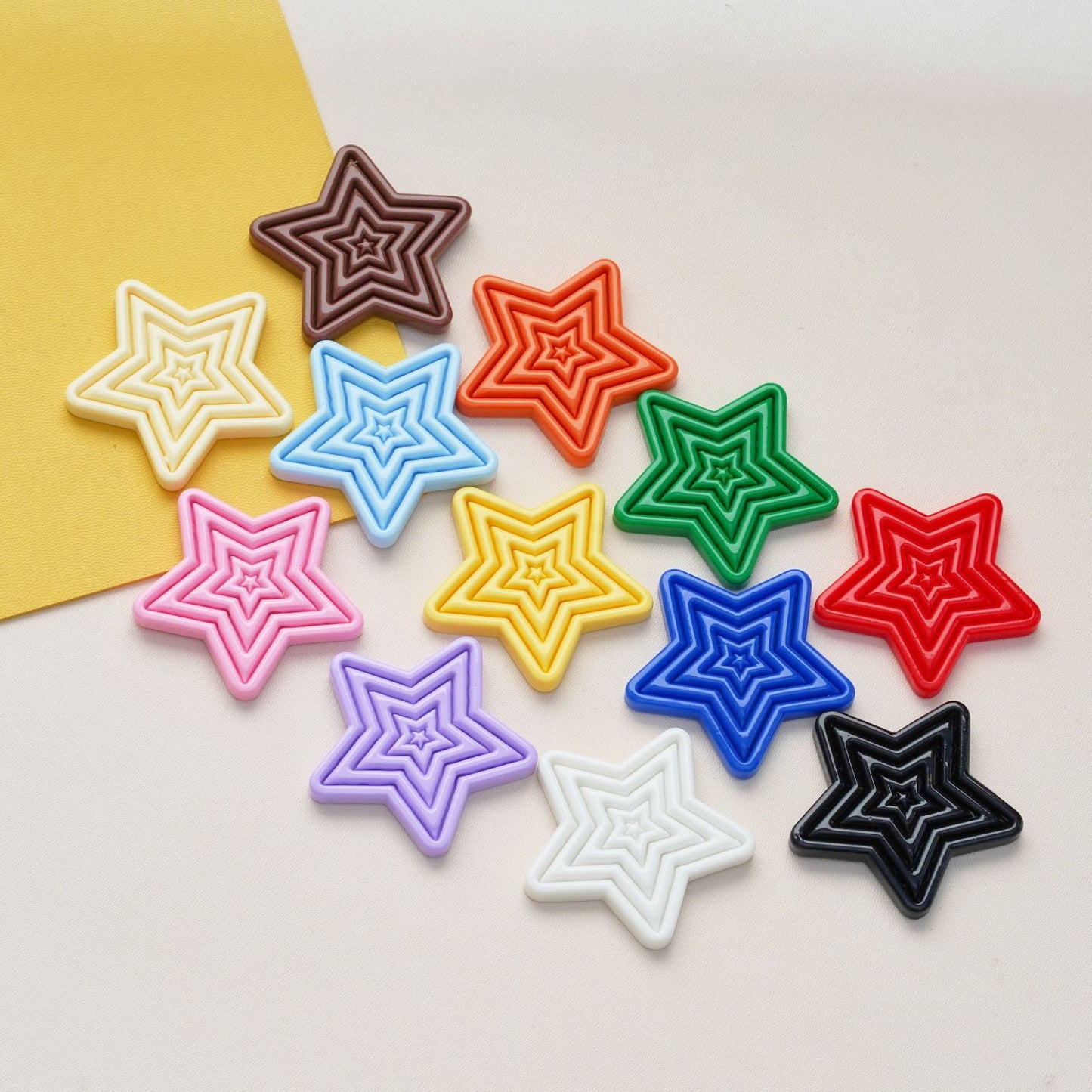 #B05 Solid Color Star-shaped Board Multiple Colors Mix