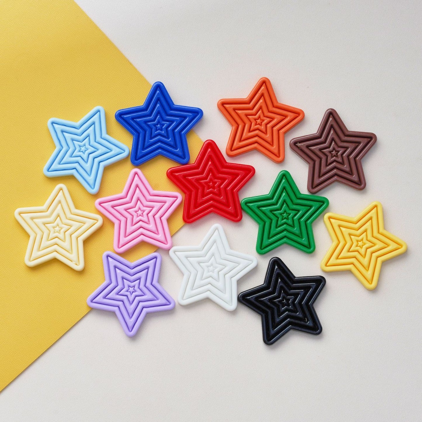 #B05 Solid Color Star-shaped Board Multiple Colors Mix