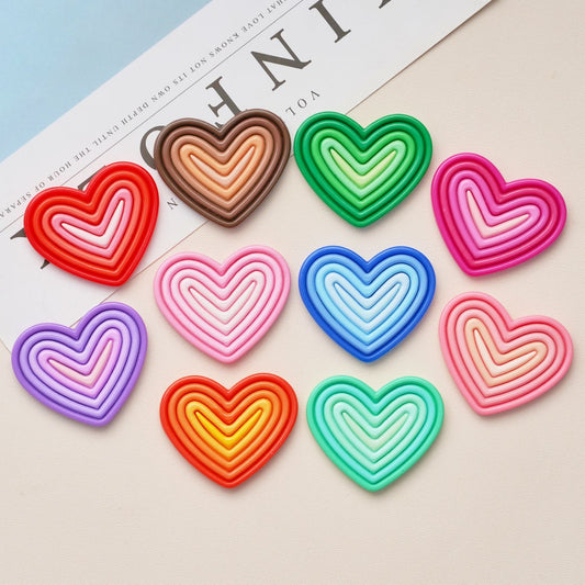 #B08 Gradient Color Heart-shaped Board Multiple Colors Mix