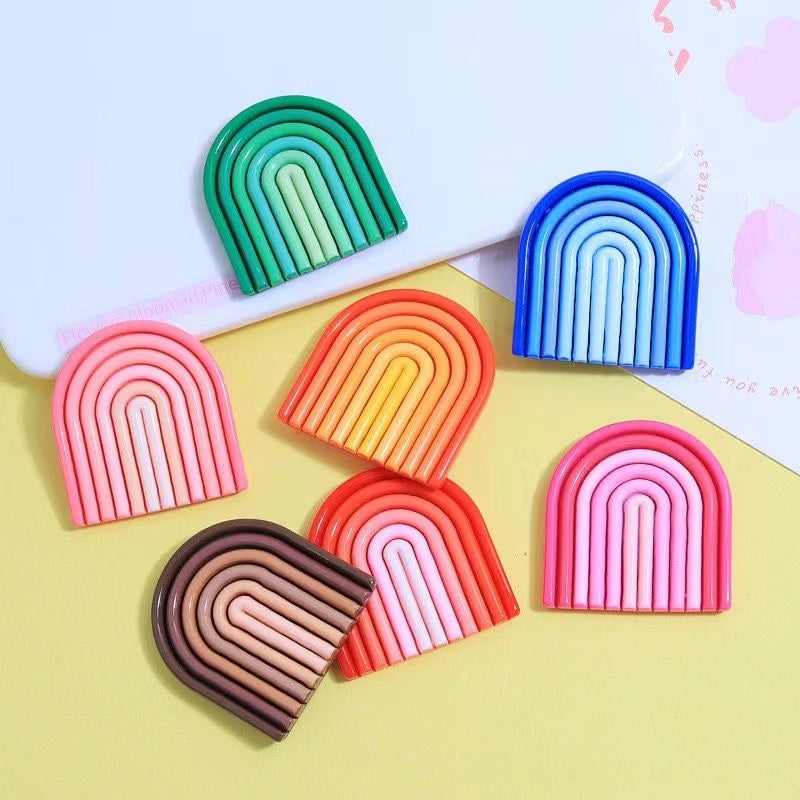 #B02 Gradient Color Door-shaped Board Multiple Colors Mix