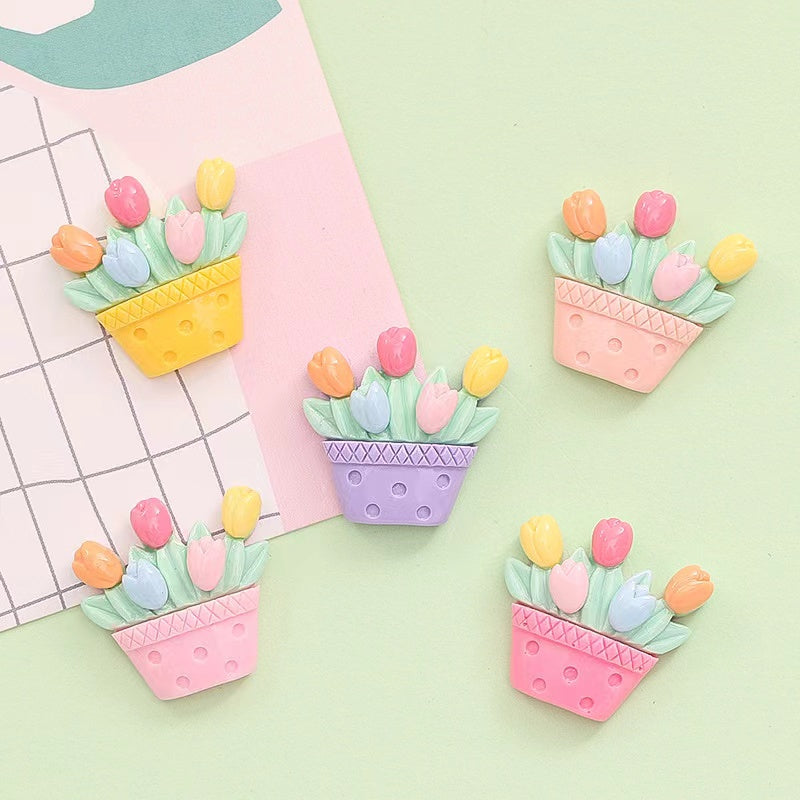 #F010 Tulip Basket