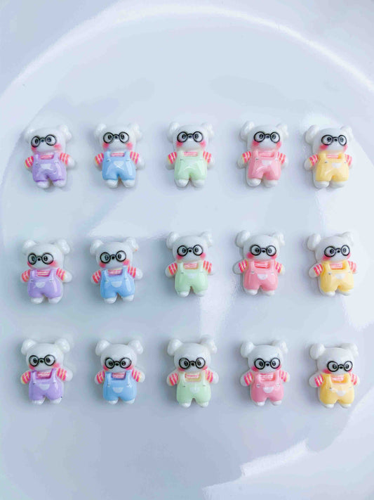 MN113 MIni Spectacled Bear Charm Set