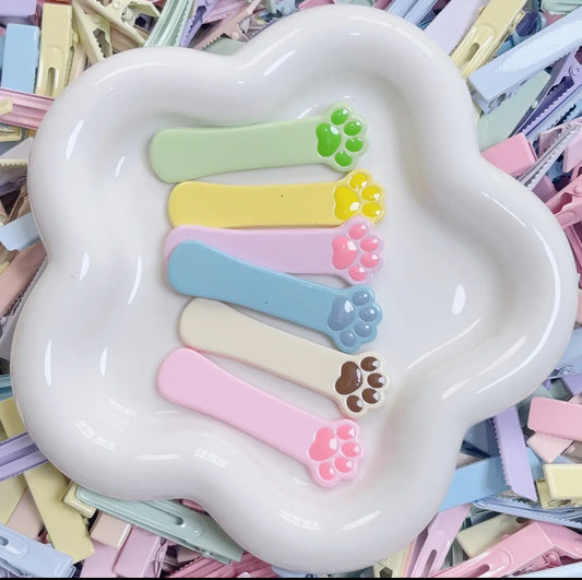 6cm Cat Claw Design Resin Base for Hairclip