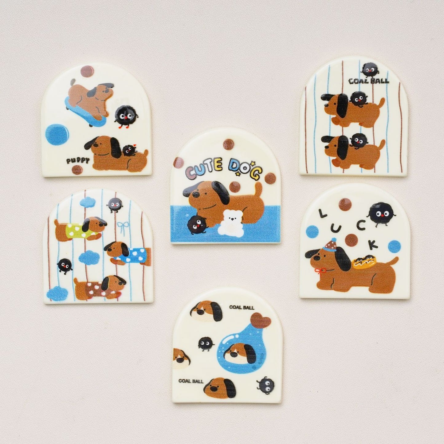 #B21 Dog Design Door-shaped Board Mix