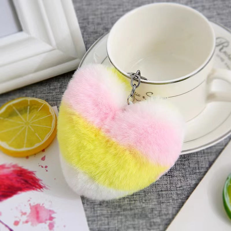 Heart pompom