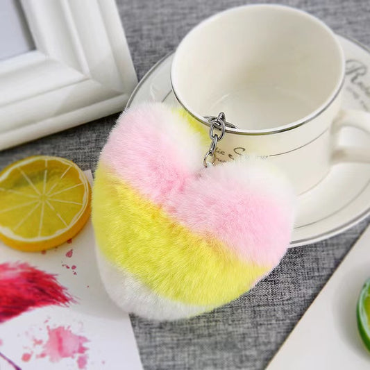 Heart pompom