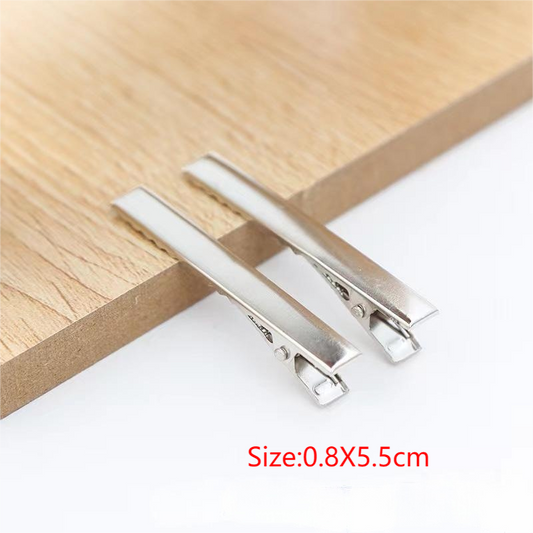 5.5cm Silver Hairclip